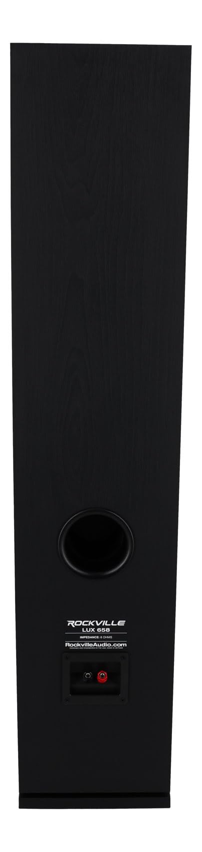 Black Dual 6.5" 8-Ohm Tower Speaker 2-Pack D16938