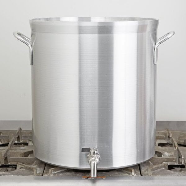 60 Qt Heavy Duty Aluminum Stock Pot with Faucet T262550