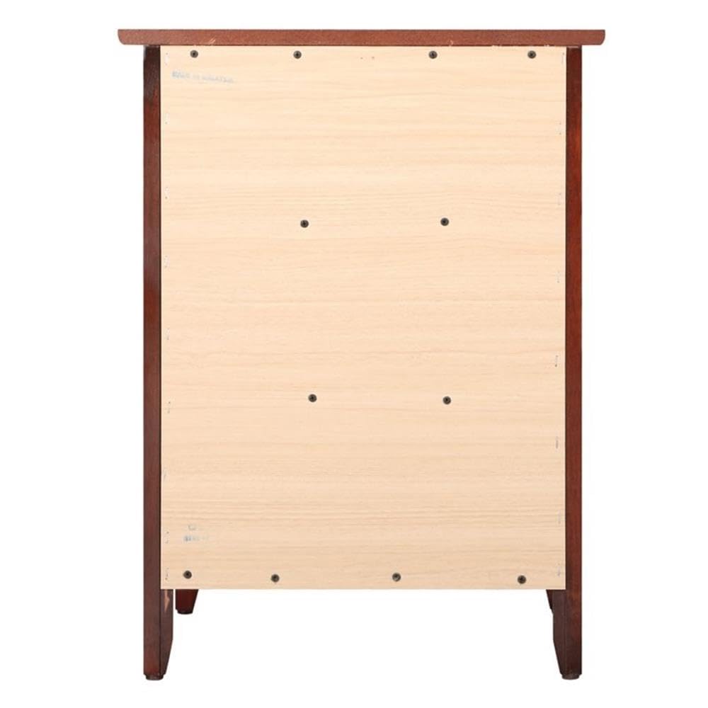 3-Drawer Solid Wood Nightstand B490