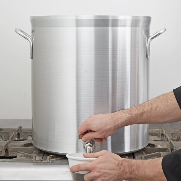 60 Qt Heavy Duty Aluminum Stock Pot with Faucet T262550