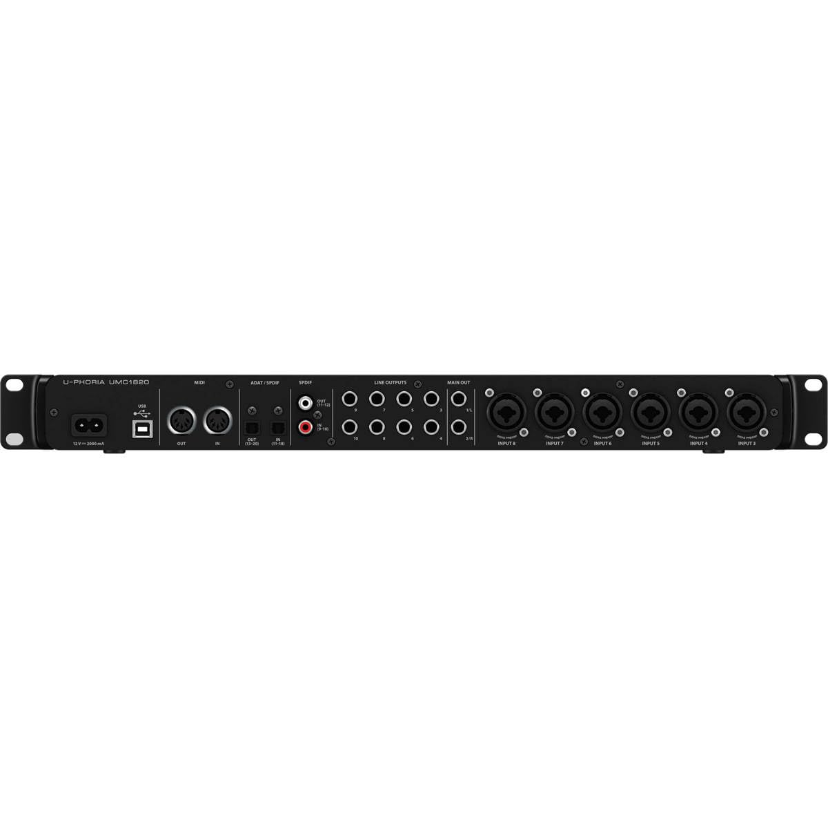 18x20 USB Audio/MIDI Interface with Mic Preamplifiers and ADAT I/O Y312