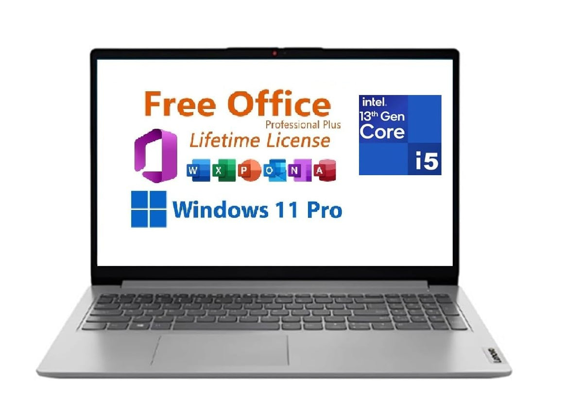 15.6" FHD Laptop, Intel Core i5, 16GB RAM, 256GB SSD, Cloud Grey B81628