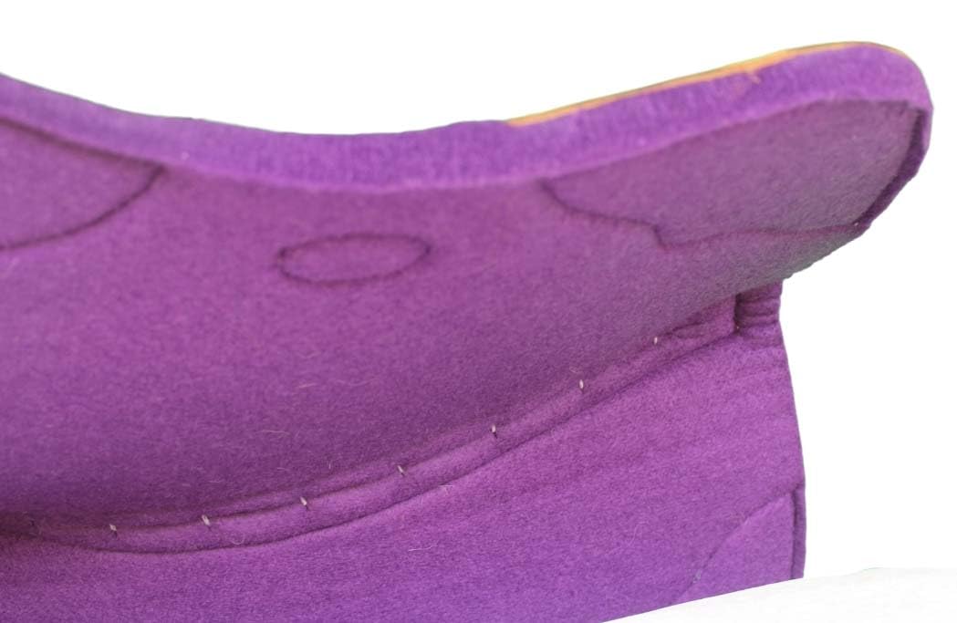 32" x 32" Western Contoured Wool Felt Saddle Pad T43579
