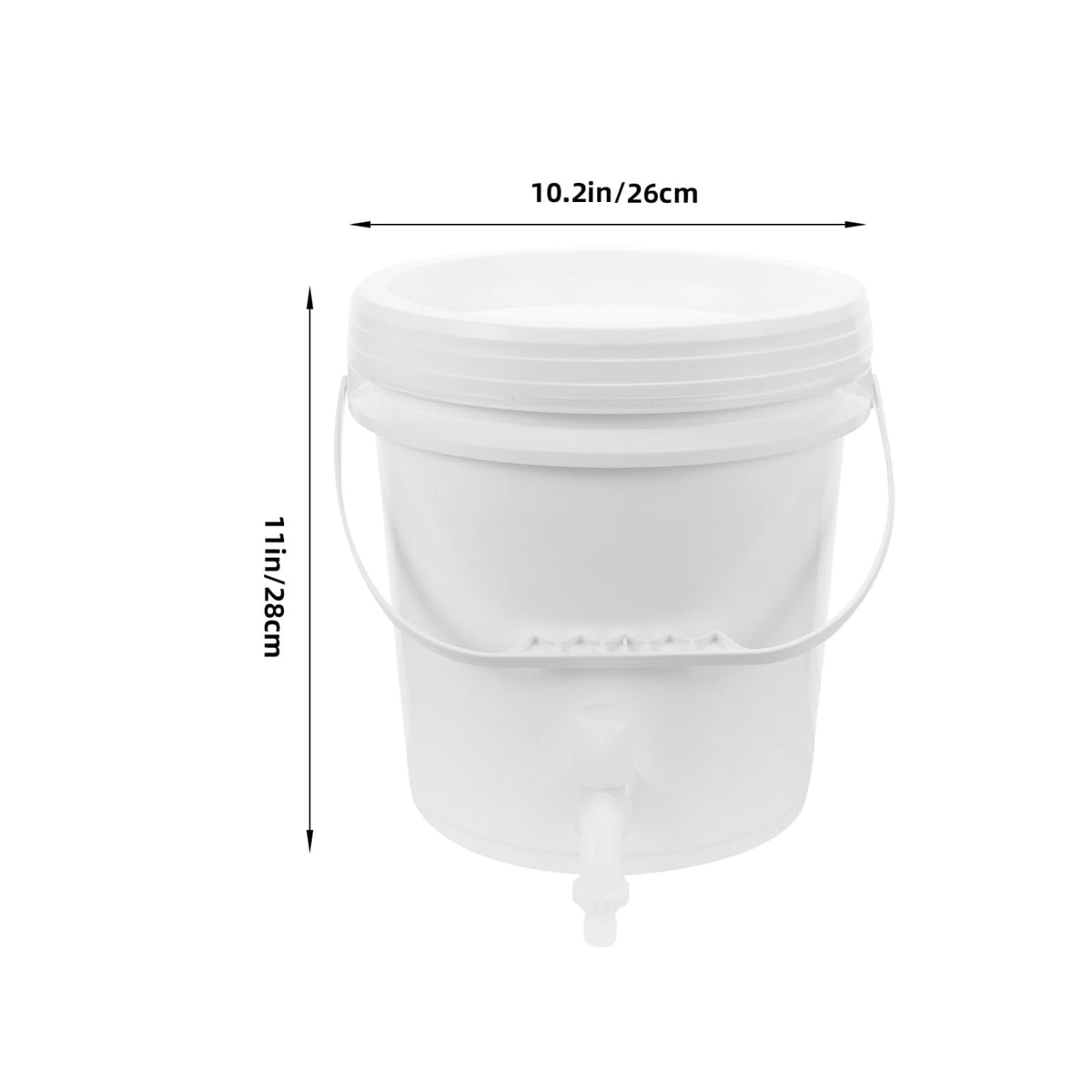Outdoor Water Storage Bucket with Faucet 10l Capacity J1003