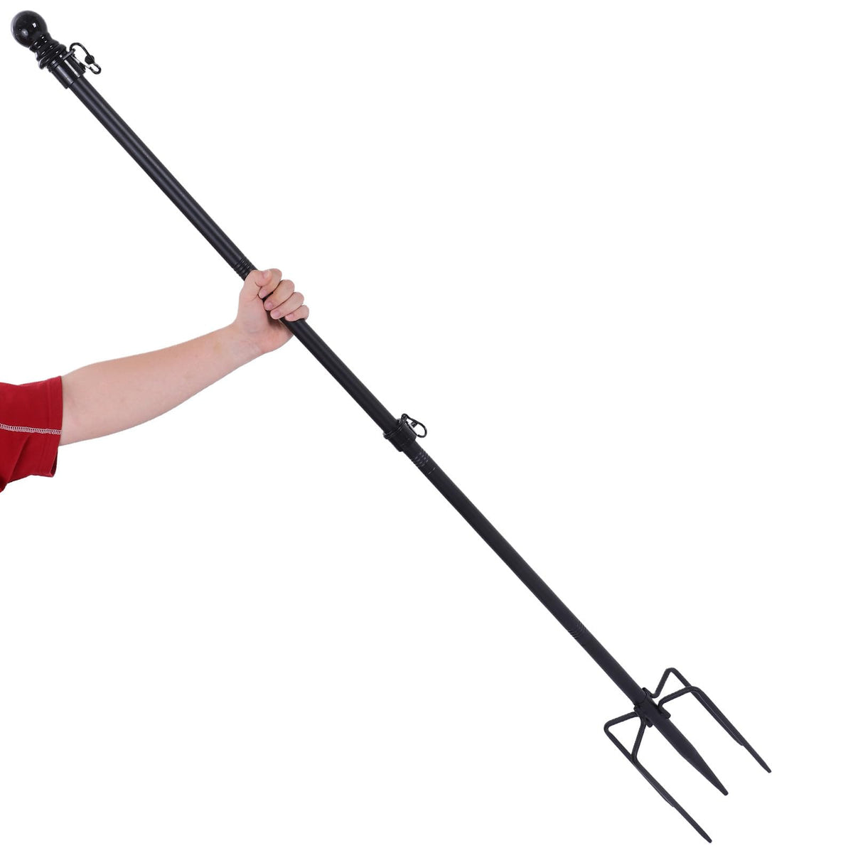 Stainless Steel Flag Pole Base with 5 Prongs F120