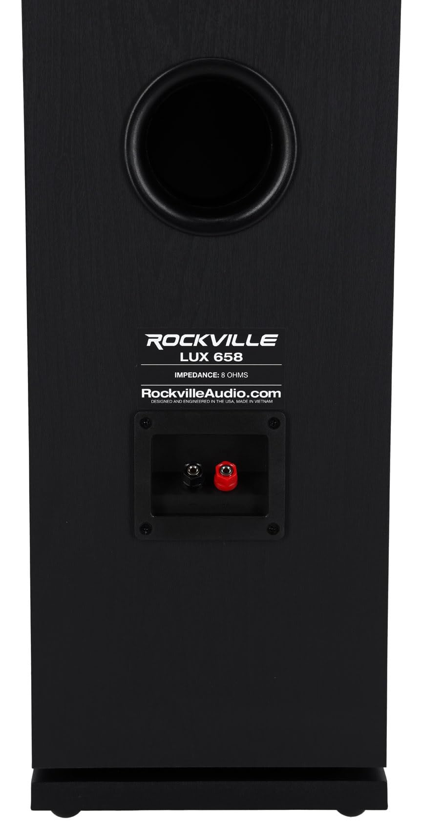 Black Dual 6.5" 8-Ohm Tower Speaker 2-Pack D16938