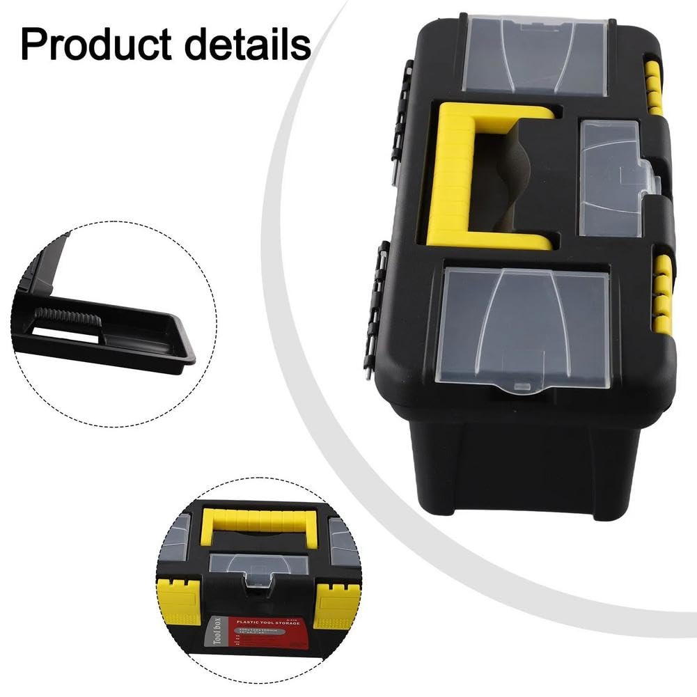 10-Inch Two-Layer Plastic Toolbox with Reinforced Handle K29323