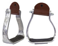 Angled Engraved Western Show Stirrups X804