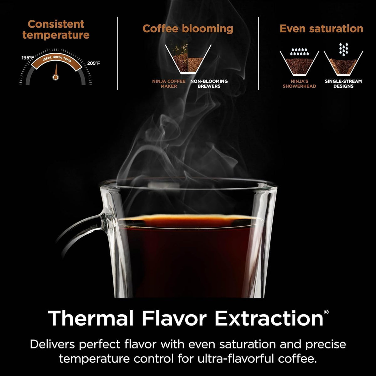 Hot & Iced XL Coffee Maker with Rapid Cold Brew, 8 Sizes, Black R57732