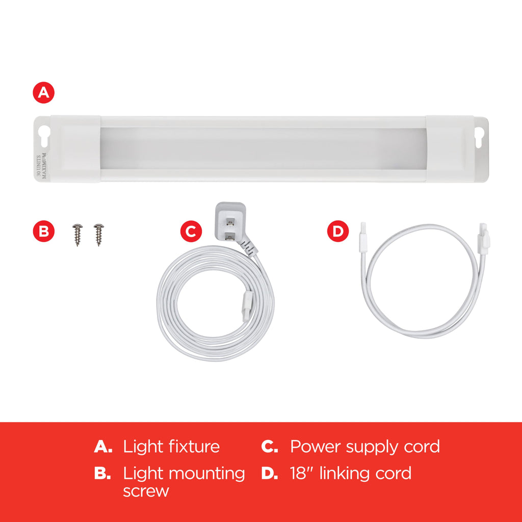 24 Inch Plug in Under Cabinet Light 2700K W713793