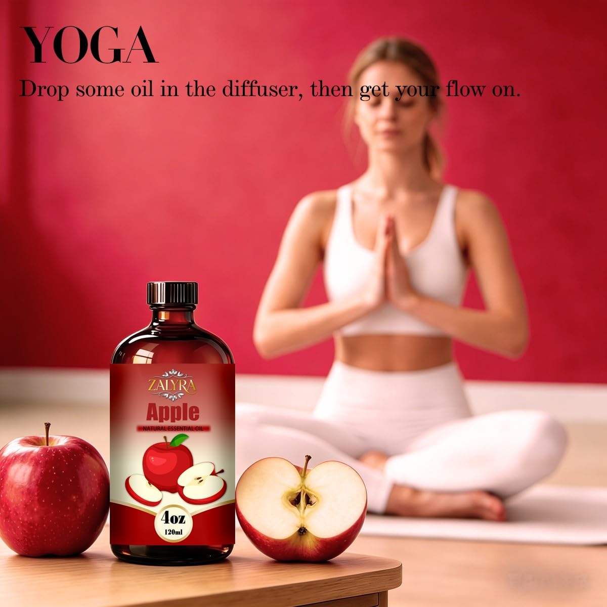 Apple&Lavender Essential Oil 4 Fl Oz+0.33 Fl Oz I84116