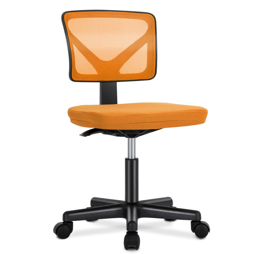 Armless Mesh Rolling Office Chair Z665