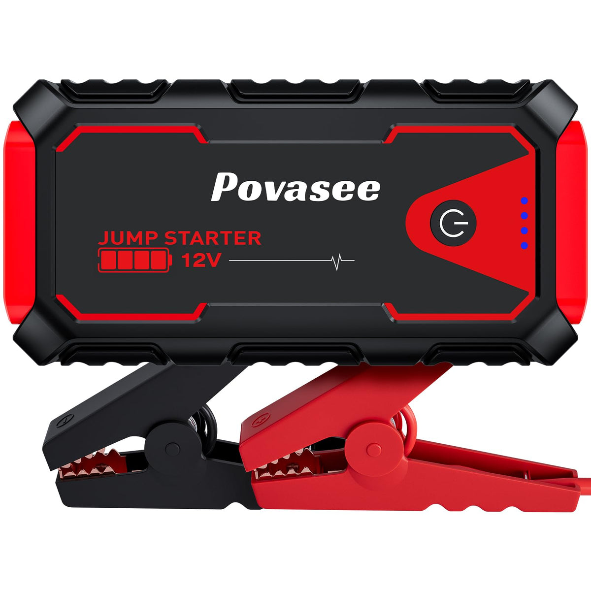 5000A 12V Portable Jump Starter with USB Dual Output LED Light Storage Case A548121