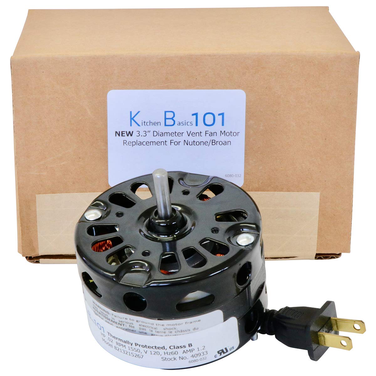 3.3 Inch Diameter Vent Fan Motor O33700