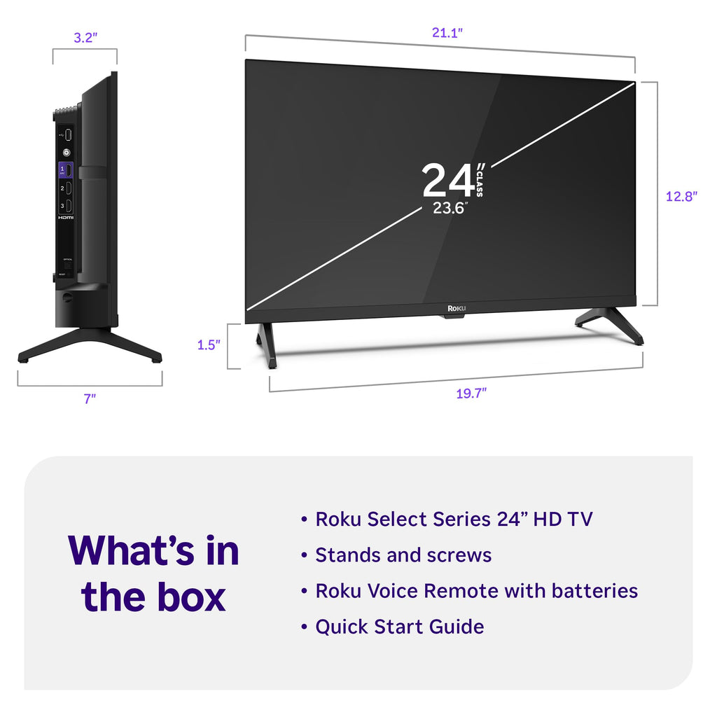 24-Inch 720p HD LED Smart TV C898