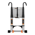 Telescoping Aluminum Ladder 330lbs Max Capacity L1119