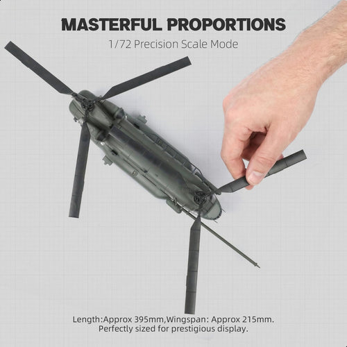1/72 MH-47G Chinook Die-cast Metal Helicopter Model O8577