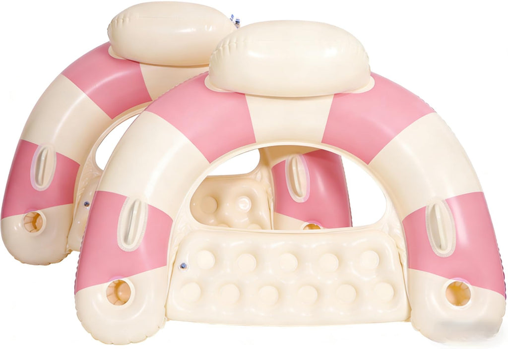 Inflatable Pool Float Chair with Cup Holders K242