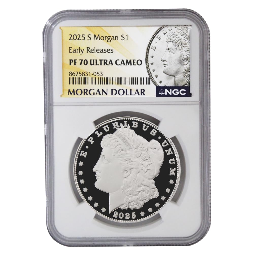 American Silver Morgan Dollar Coin PF-70 Ultra Cameo Y871