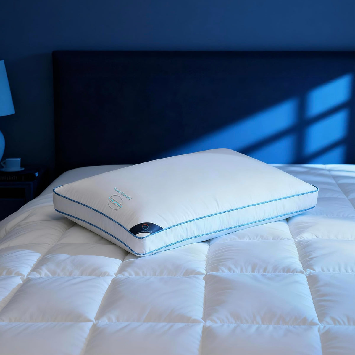 Temperature Regulating King Size Down Alternative Pillow with 2” Gusset B302755