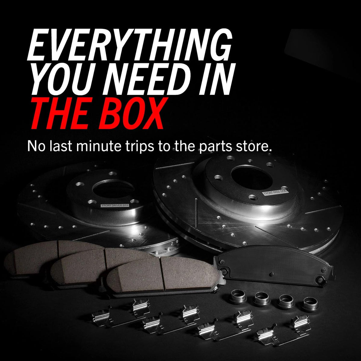 Brake Pad & Rotor Kit Front & Rear L4160