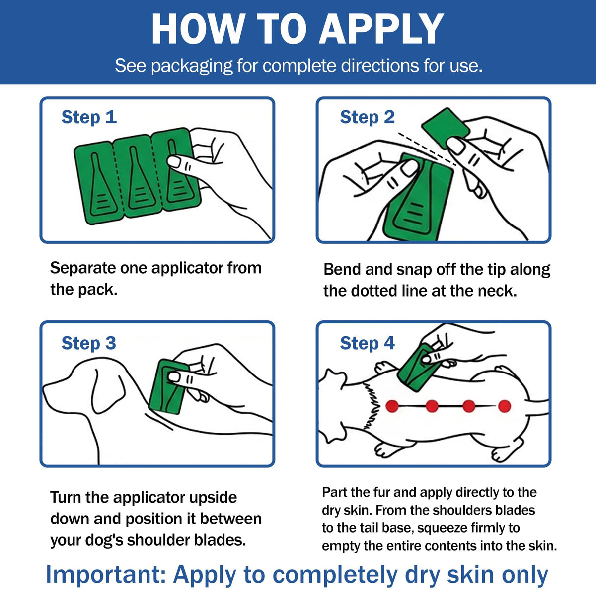 Flea and Tick Prevention for Small and Medium Dogs B663