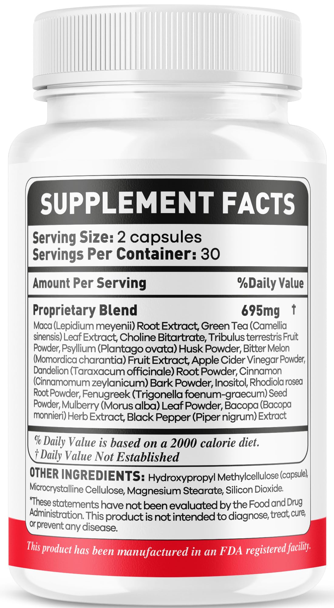 180 Capsules Natural Ingredients Vitamins Z86911
