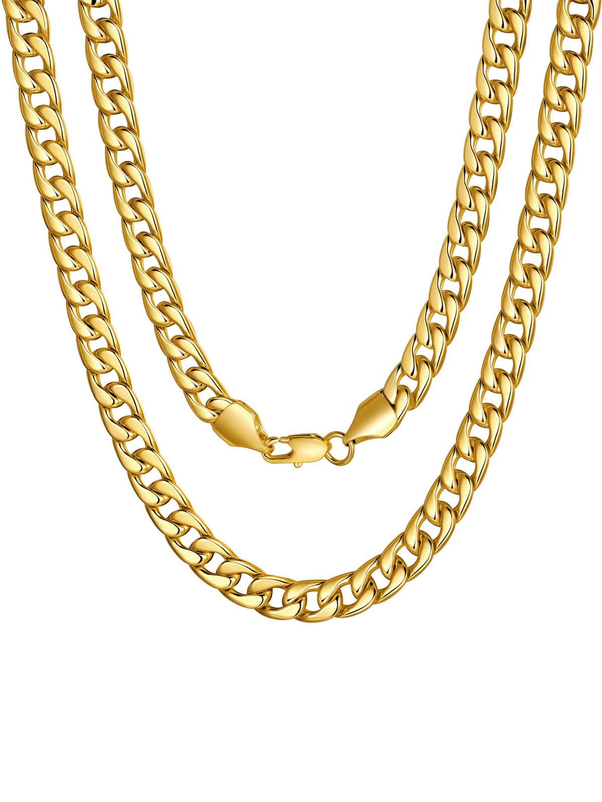 Cuban Link Chain Stainless Steel Necklace O83319