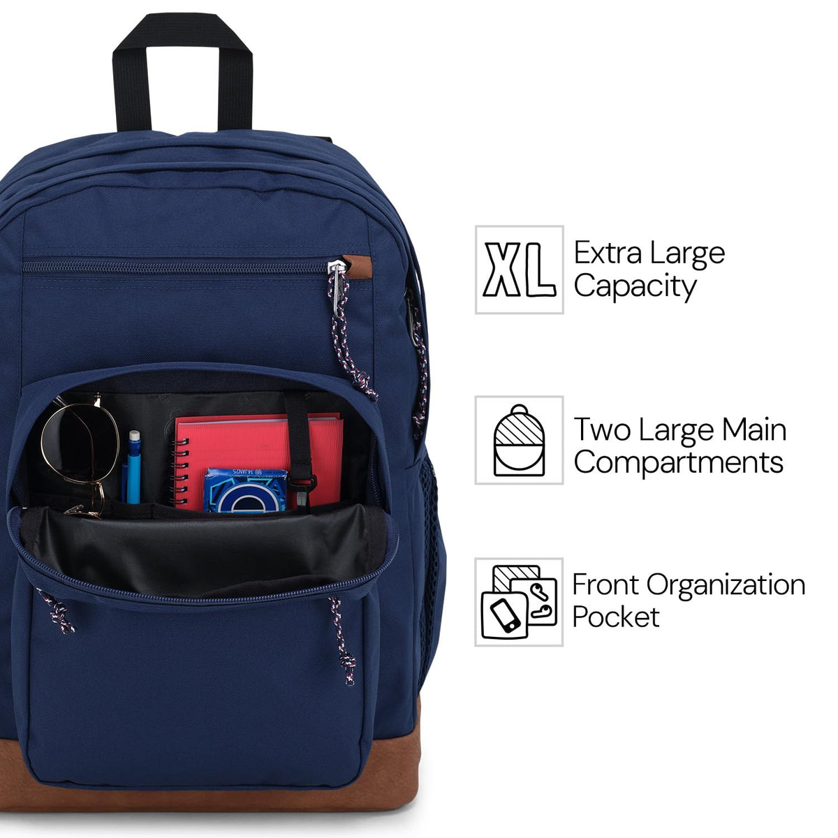 Black 15-inch Laptop Backpack with 2 Compartments H761974