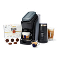Black Espresso Machine and Milk Frother W8670