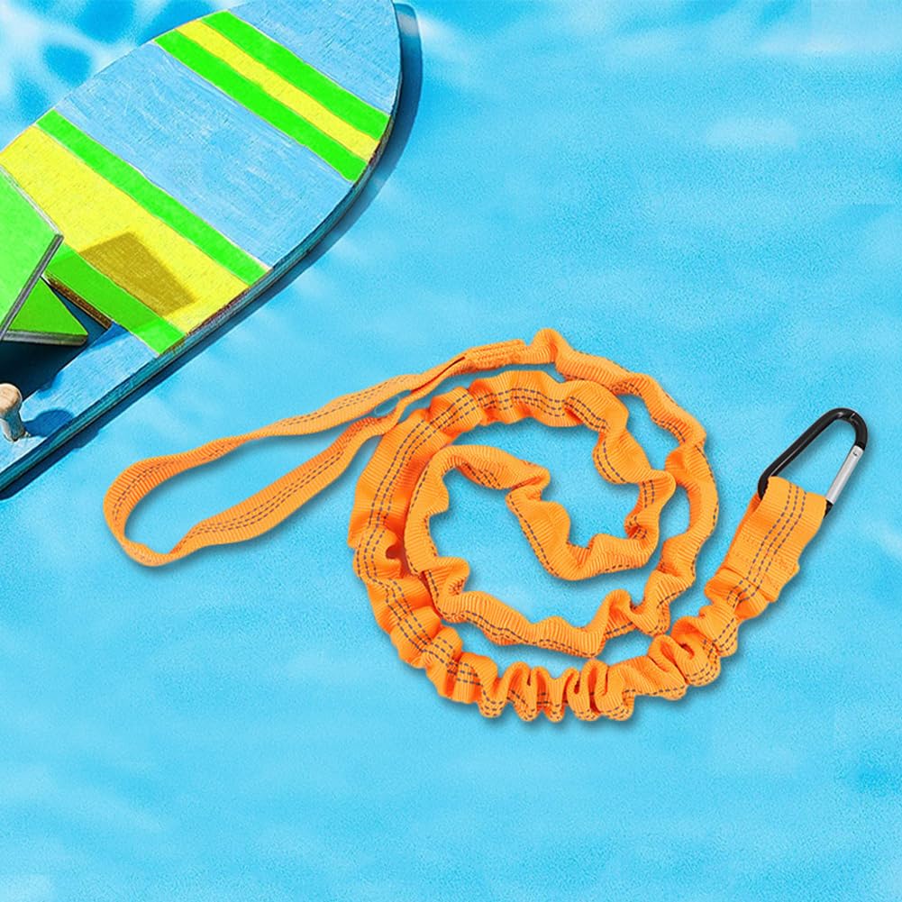 2 Pack Stretchable Kayak Paddle Leash with Carabiner B710129