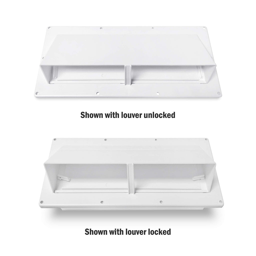 White RV Exhaust Vent Cover P226