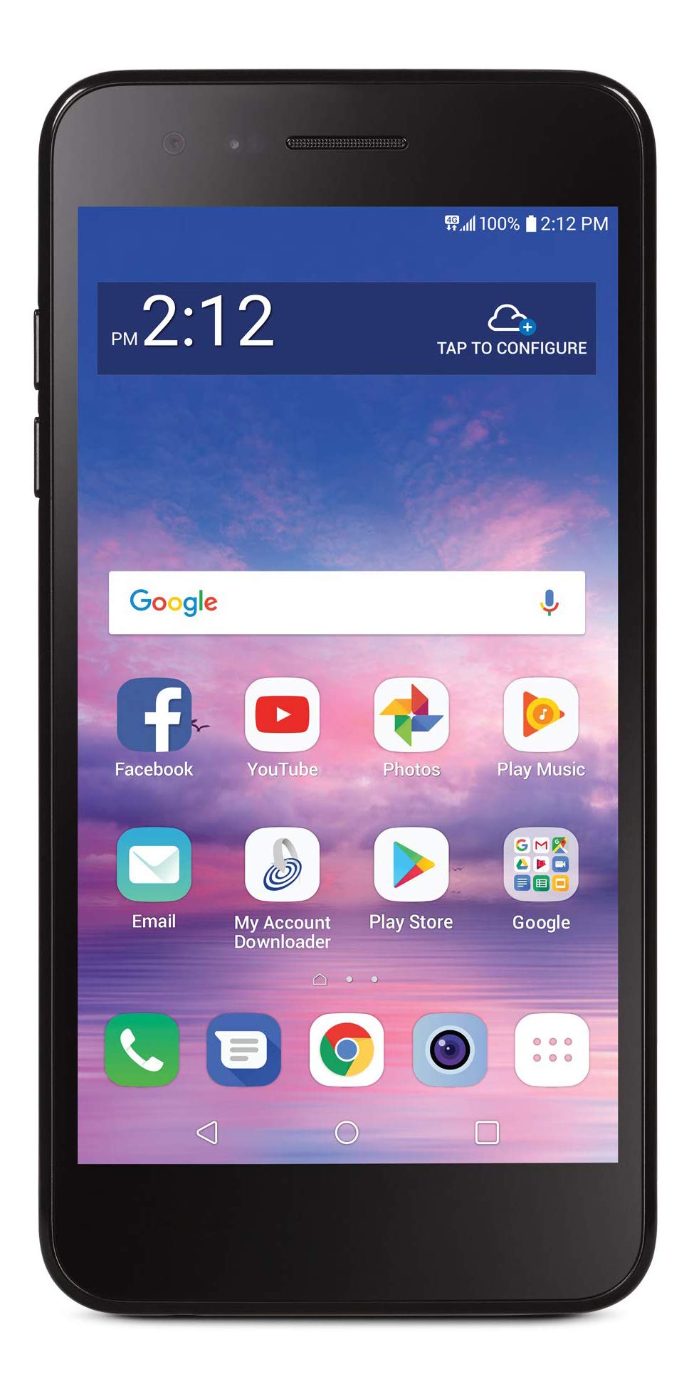 Black 16GB Prepaid Smartphone E4631