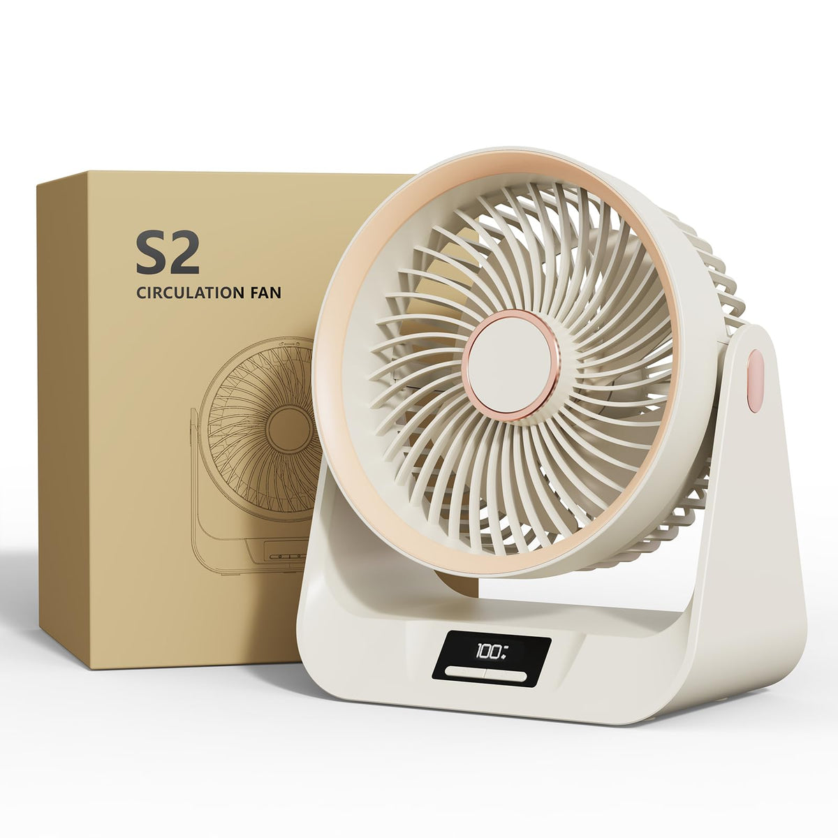 6.5 Inch 5-Speed Portable Desk Fan N415