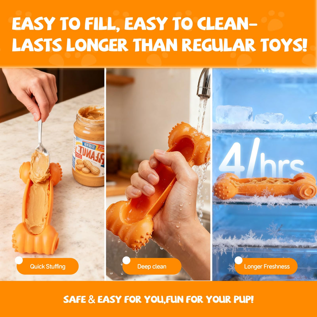 2-Pack Slow Feeder Chew Toy V63398