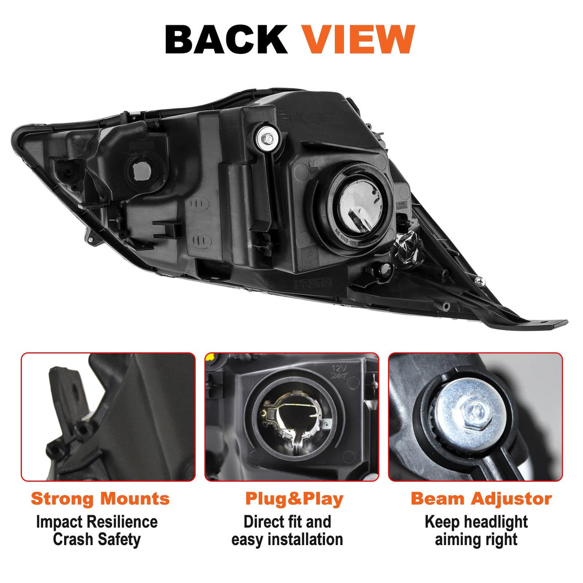 Halogen Headlights H7840