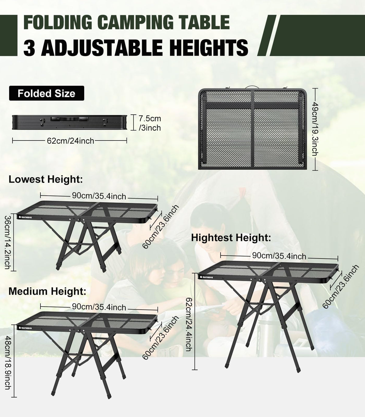Portable Folding Grill Table J607