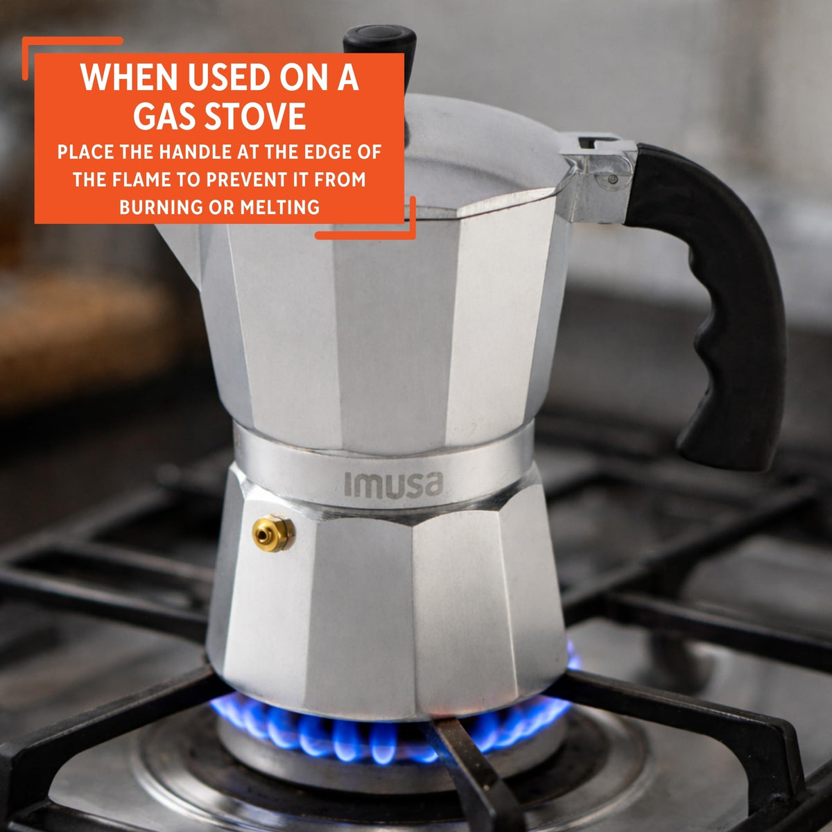 Aluminum Stovetop 6-cup Espresso Maker Q7851