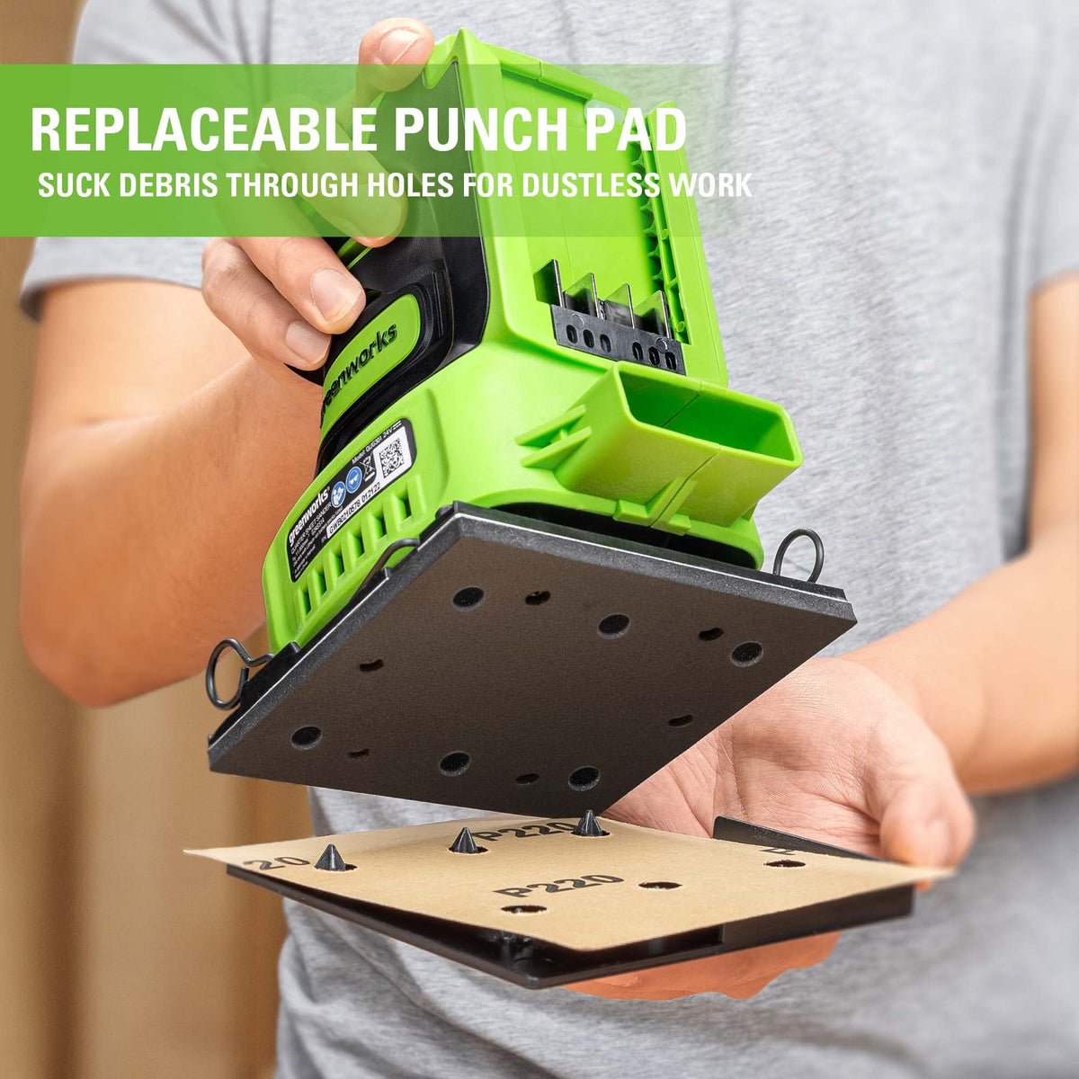 Cordless Quarter Sheet Sander W19466
