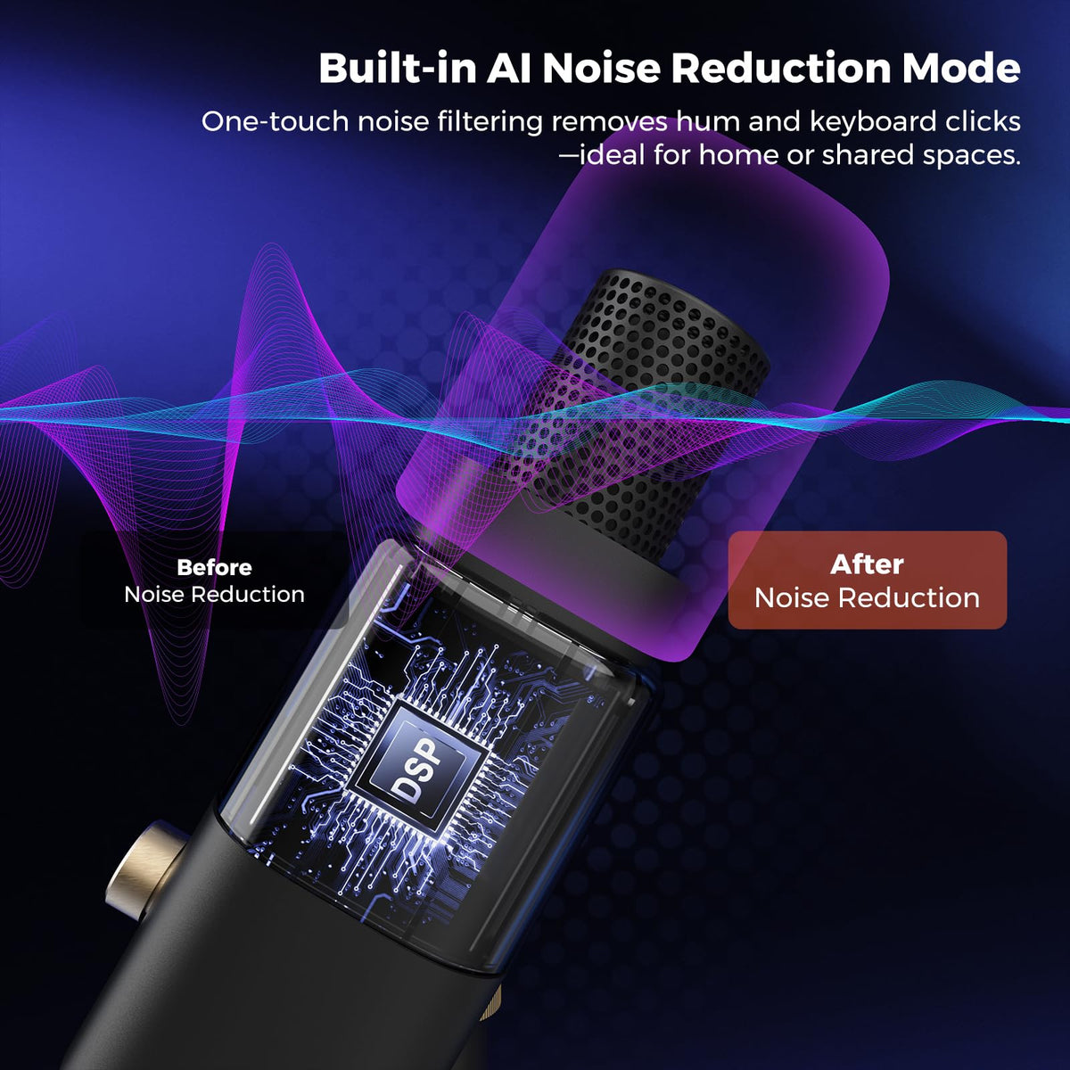 Dynamic Microphone with USB/XLR B285423