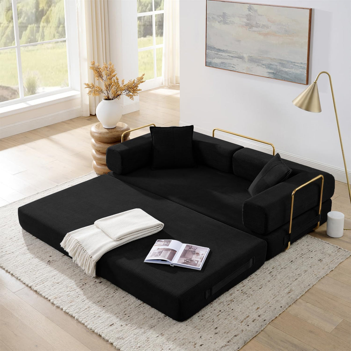 78" Convertible Futon Sofa Bed H3293