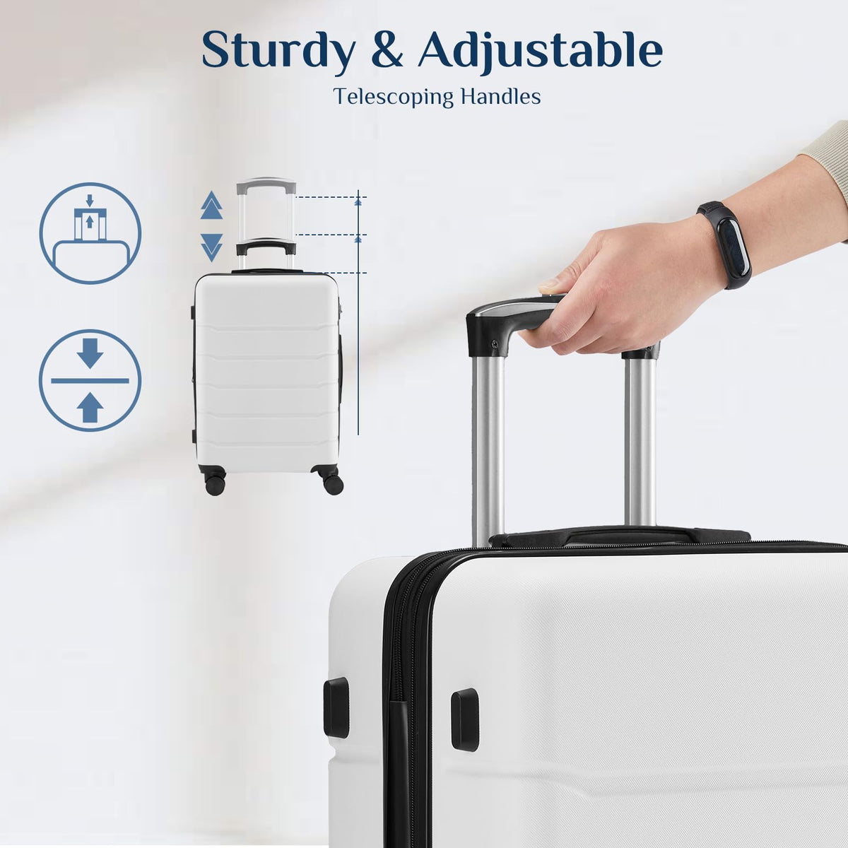 20 Inch Carry On Luggage with Spinner Wheels T171