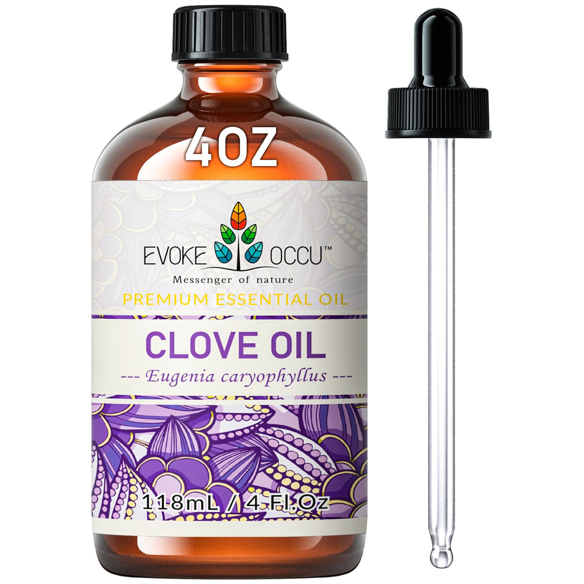 Clove and Lavender Essential Oil 4 Fl Oz F9423