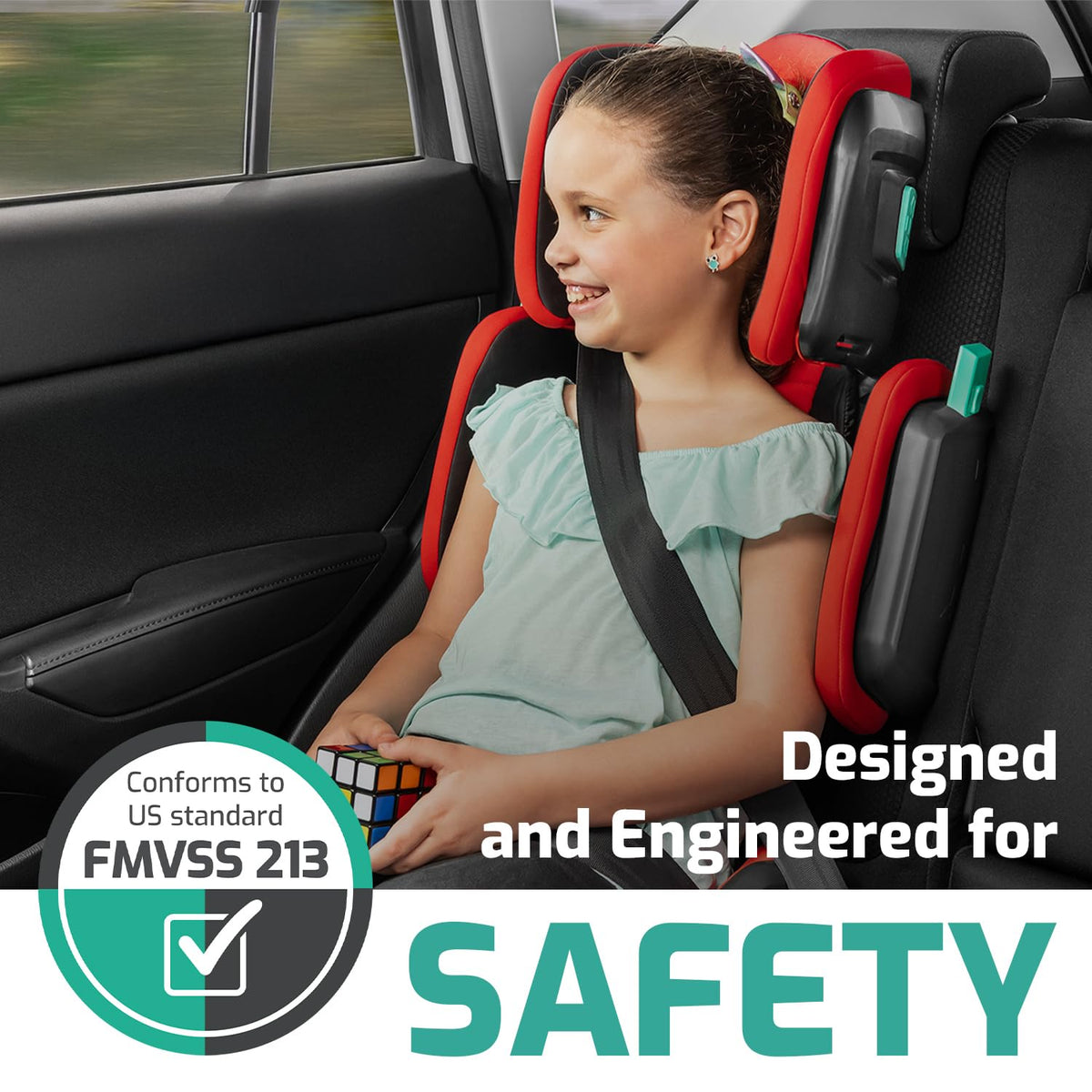 Adjustable Kids High Back Booster Car Seat K666