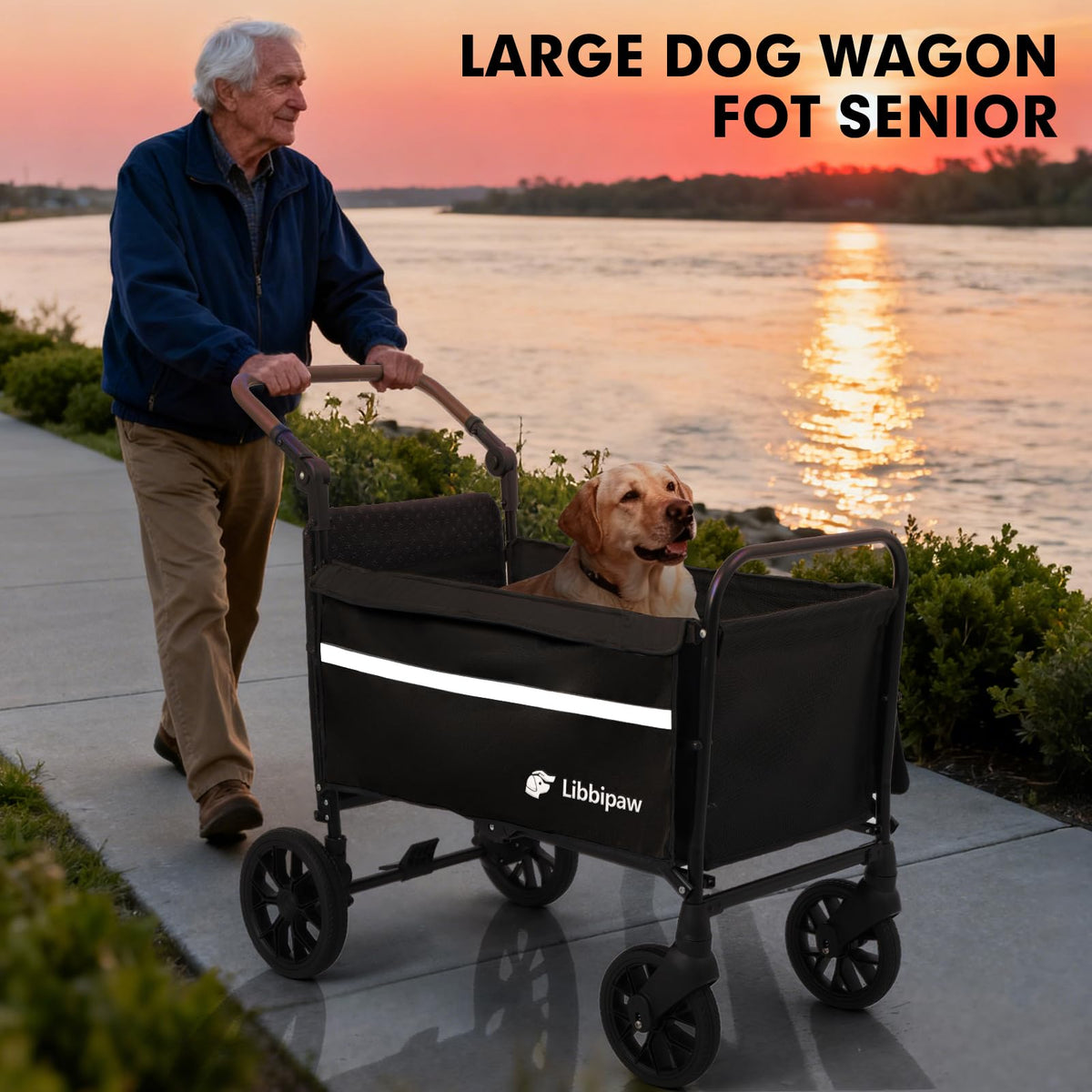 Foldable Dog Wagon I1042