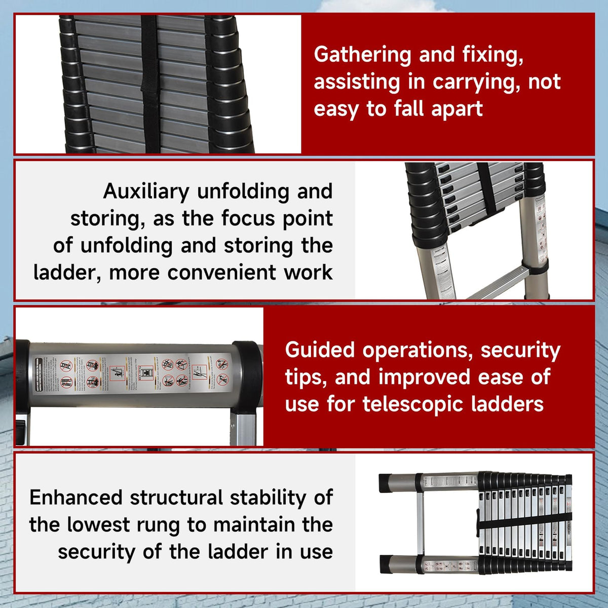 Aluminum Telescopic Ladder S939225