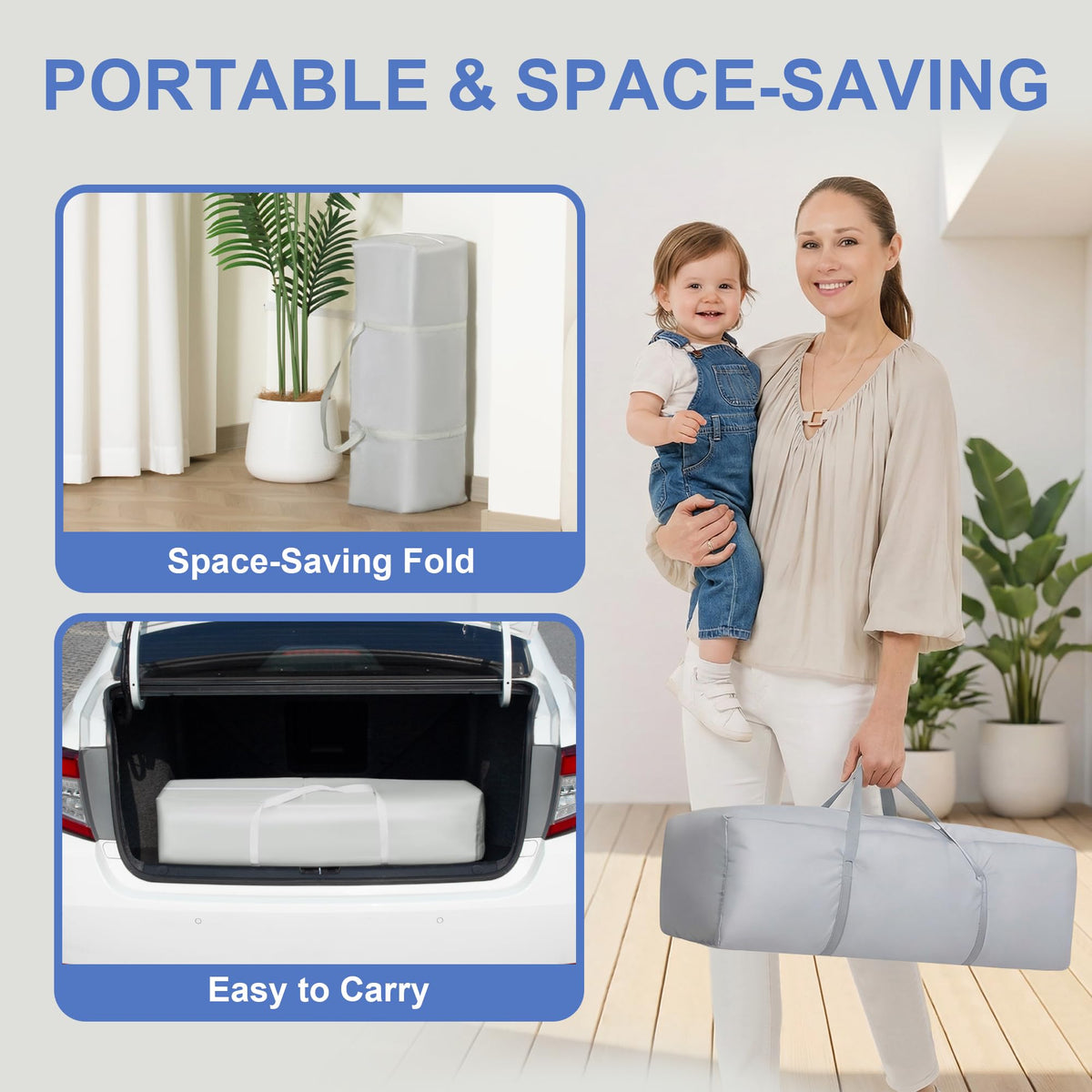 Foldable Baby Playpen W9186