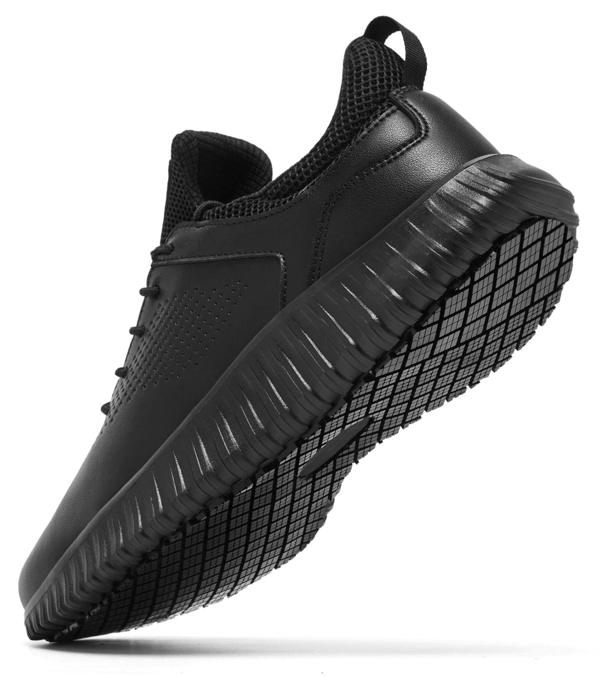 Black Non Slip Work Shoes P7405