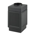 38 Gallon Black Open Top Trash Can E324002