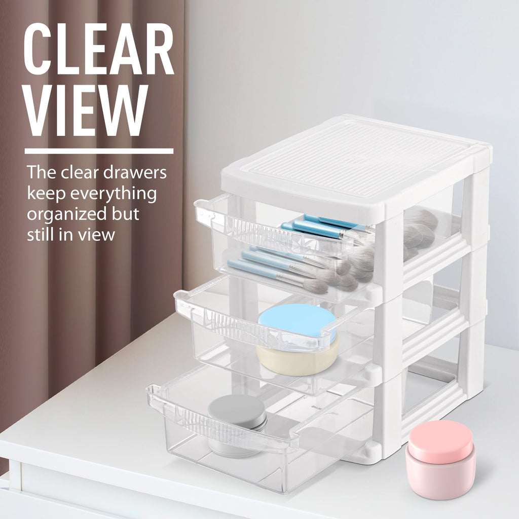 3 Drawer Plastic Storage Unit Z468